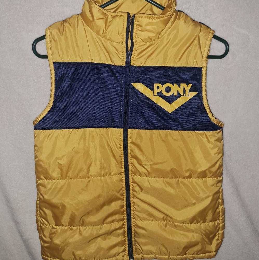 Vintage kids Pony puffer vest size 10